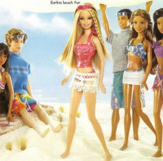 Barbie at beach