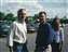 John Krauss, me, and Melody outside of Schuler Books & Music (Okemos. Michigan).